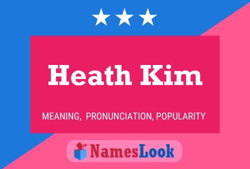 ملصق اسم Heath Kim