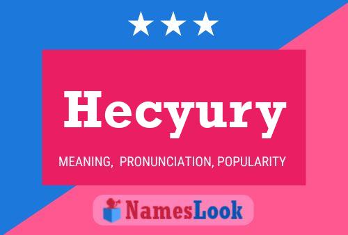 ملصق اسم Hecyury