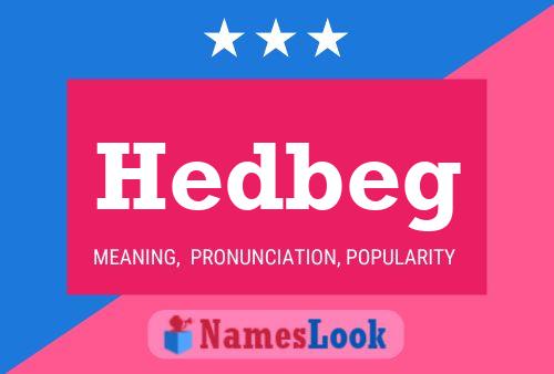 ملصق اسم Hedbeg