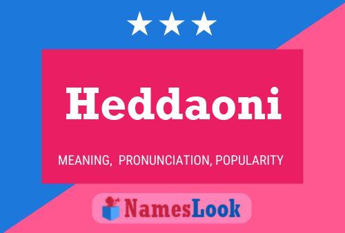 ملصق اسم Heddaoni