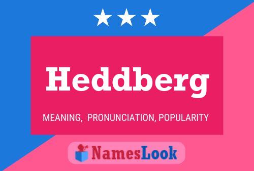 ملصق اسم Heddberg