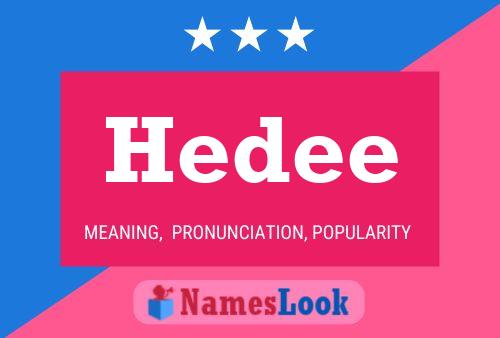 ملصق اسم Hedee