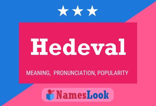 ملصق اسم Hedeval