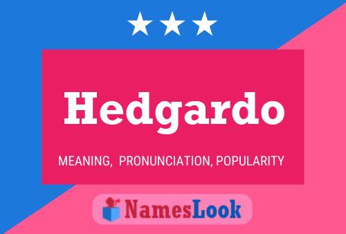 ملصق اسم Hedgardo