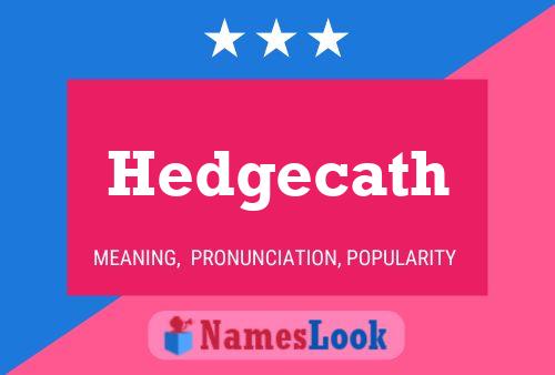 ملصق اسم Hedgecath