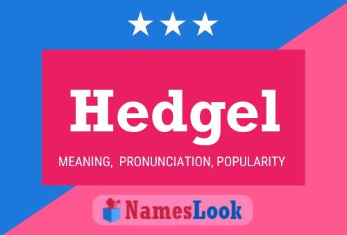 ملصق اسم Hedgel