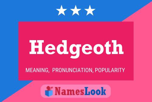 ملصق اسم Hedgeoth