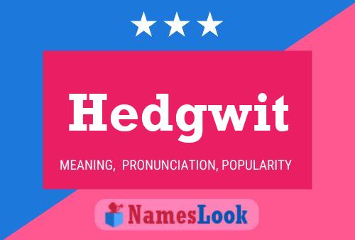 ملصق اسم Hedgwit