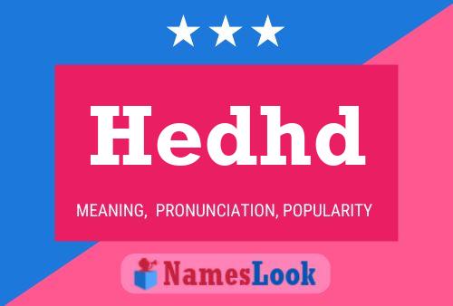 ملصق اسم Hedhd