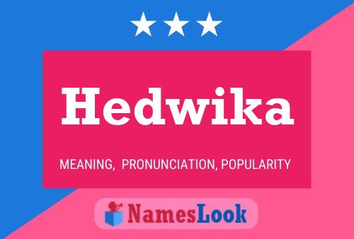 ملصق اسم Hedwika