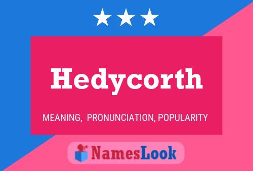 ملصق اسم Hedycorth