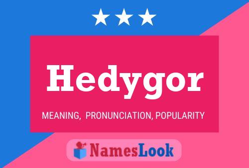 ملصق اسم Hedygor