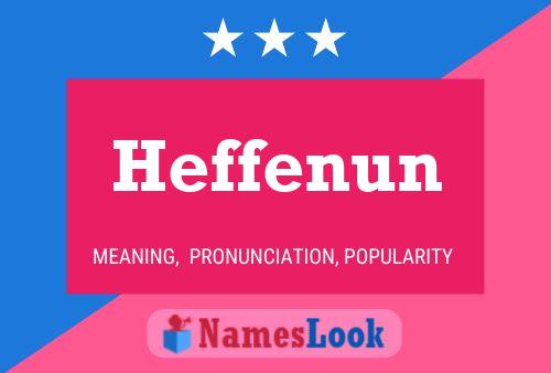 ملصق اسم Heffenun