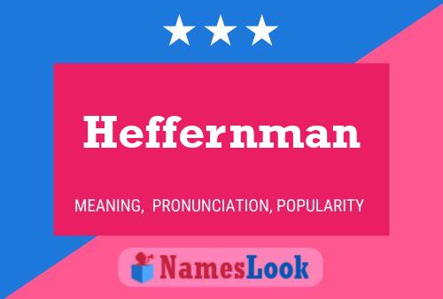 ملصق اسم Heffernman