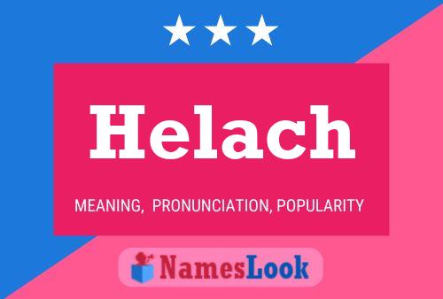 ملصق اسم Helach