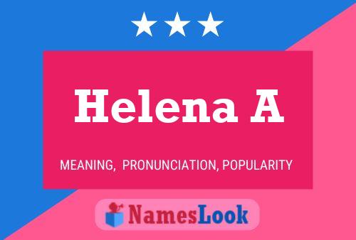 ملصق اسم Helena A