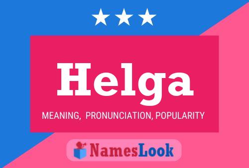 ملصق اسم Helga