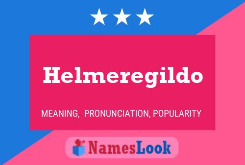 ملصق اسم Helmeregildo