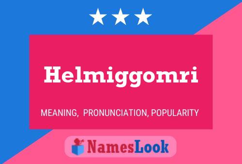 ملصق اسم Helmiggomri