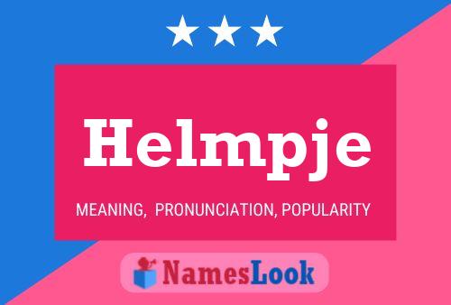 ملصق اسم Helmpje