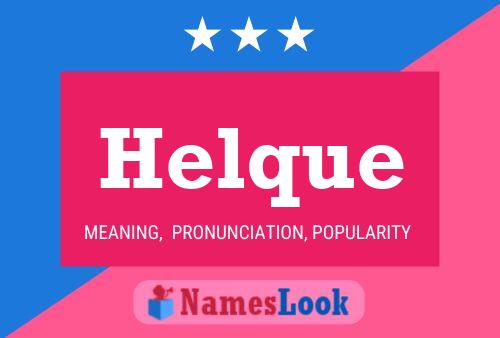 ملصق اسم Helque