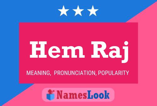 ملصق اسم Hem Raj