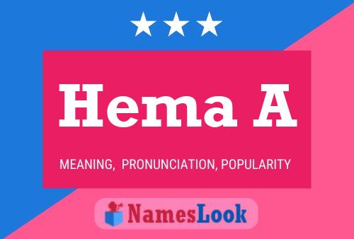 ملصق اسم Hema A