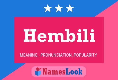 ملصق اسم Hembili