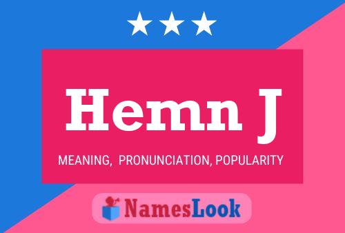 ملصق اسم Hemn J