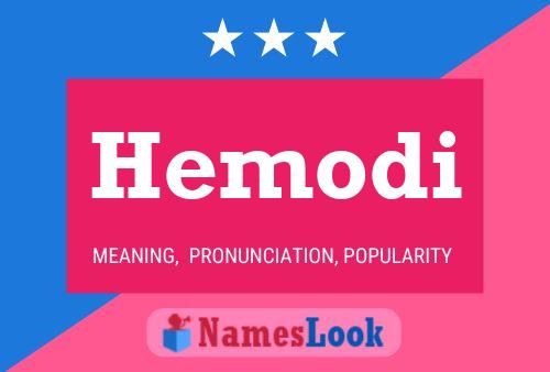 ملصق اسم Hemodi