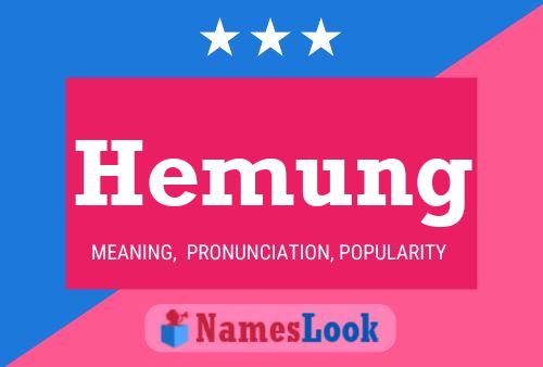 ملصق اسم Hemung