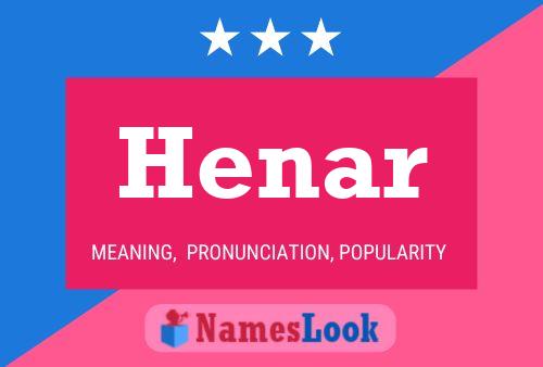 ملصق اسم Henar