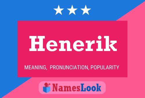 ملصق اسم Henerik