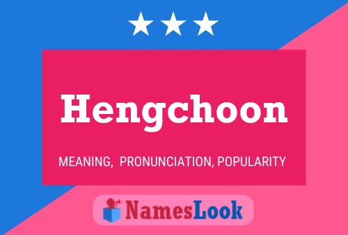 ملصق اسم Hengchoon