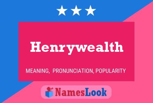 ملصق اسم Henrywealth