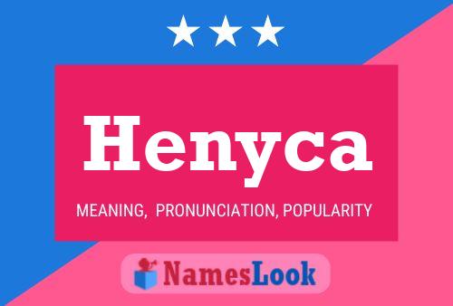 ملصق اسم Henyca