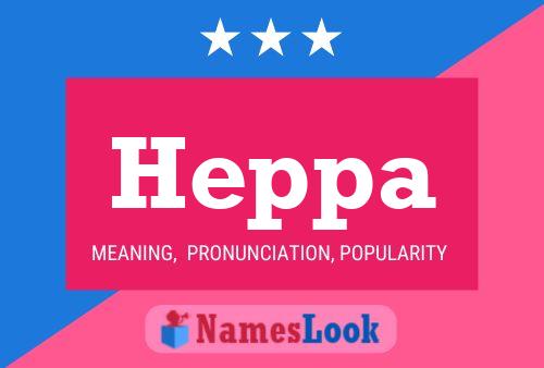 ملصق اسم Heppa