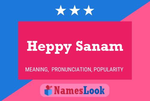 ملصق اسم Heppy Sanam