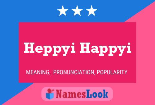 ملصق اسم Heppyi Happyi