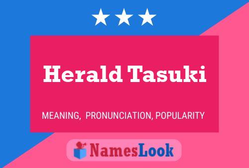 ملصق اسم Herald Tasuki