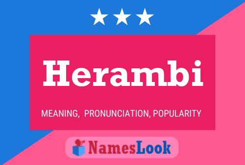 ملصق اسم Herambi