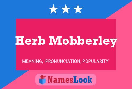 ملصق اسم Herb Mobberley