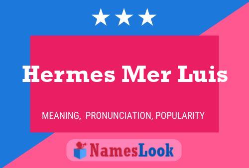 ملصق اسم Hermes Mer Luis