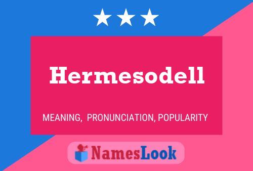 ملصق اسم Hermesodell