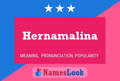 ملصق اسم Hernamalina