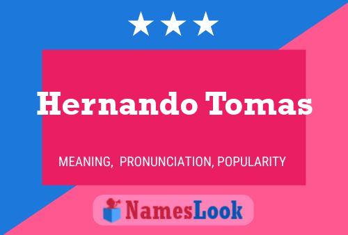 ملصق اسم Hernando Tomas