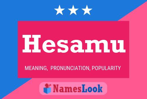 ملصق اسم Hesamu