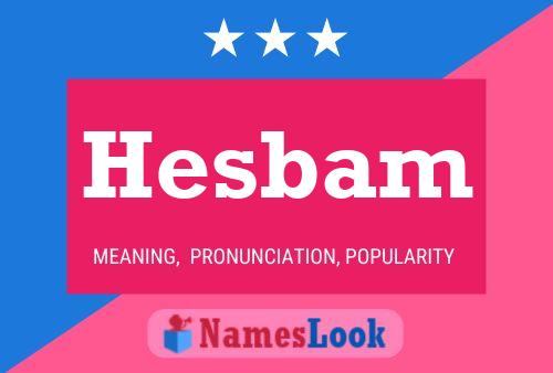 ملصق اسم Hesbam