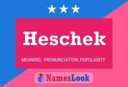 ملصق اسم Heschek