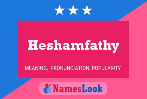 ملصق اسم Heshamfathy